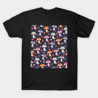 Cute little fox gathering T-Shirt